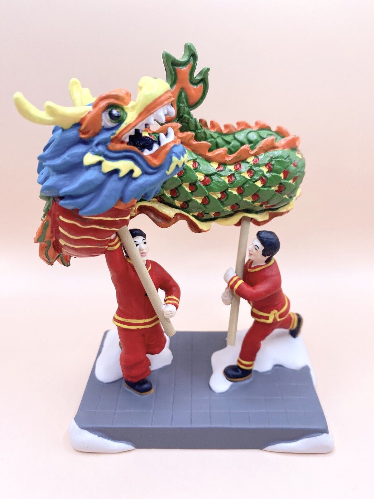 Dept 56 Christmas In The City Chinese Dragon Dance Porcelain 6014550