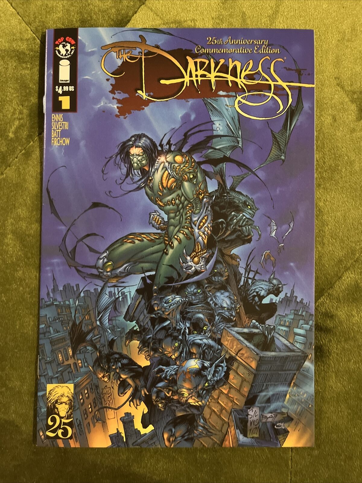 “The Darkness” #1 (2021 Image Top Cow) 25th Anniversary Remastered Variant NM