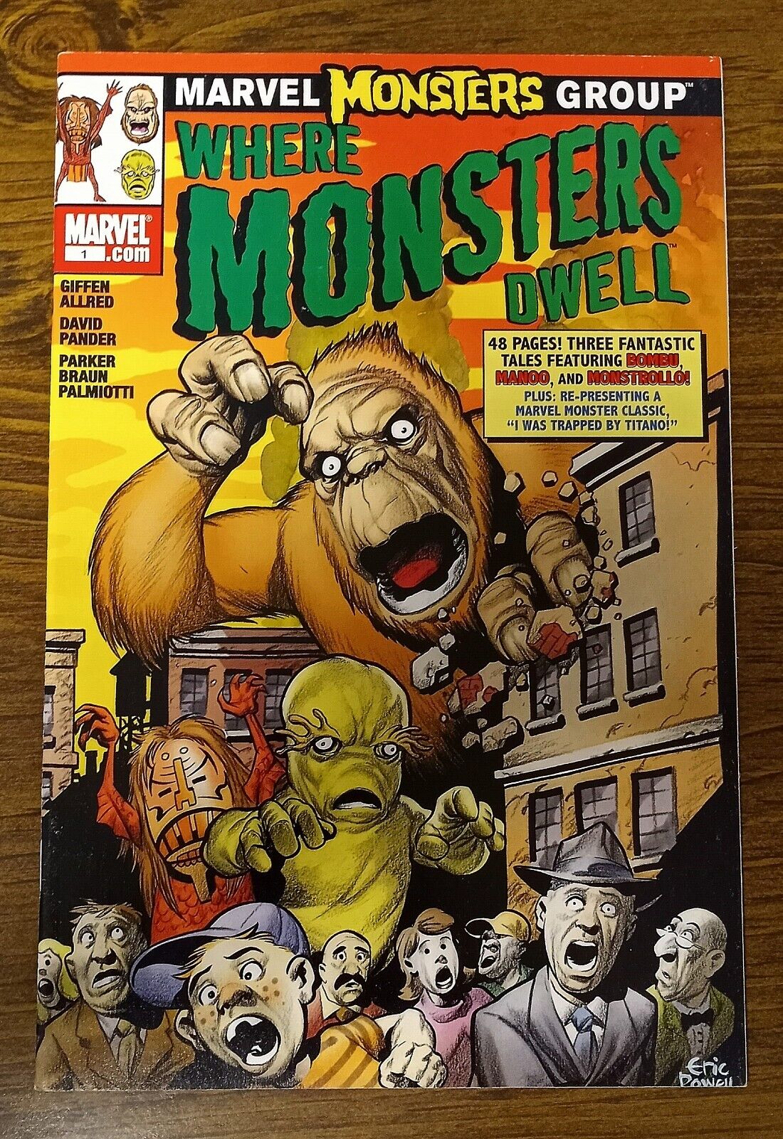 Where Monsters Dwell 1 (Dec 2005, Marvel) VERY FINE/NEAR MINT 