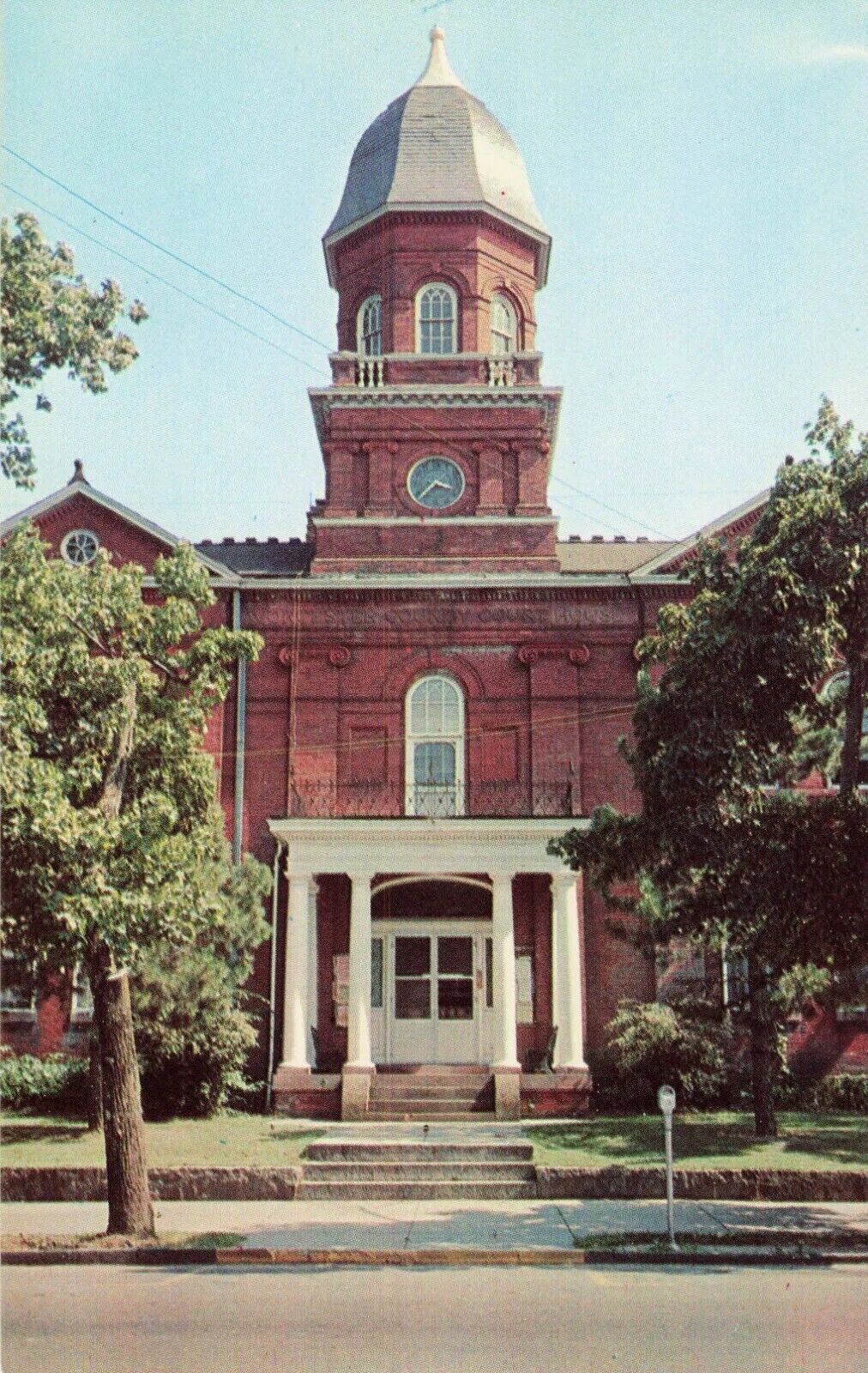 Court House - Worcester County - Snow Hill Maryland MD - Postcard