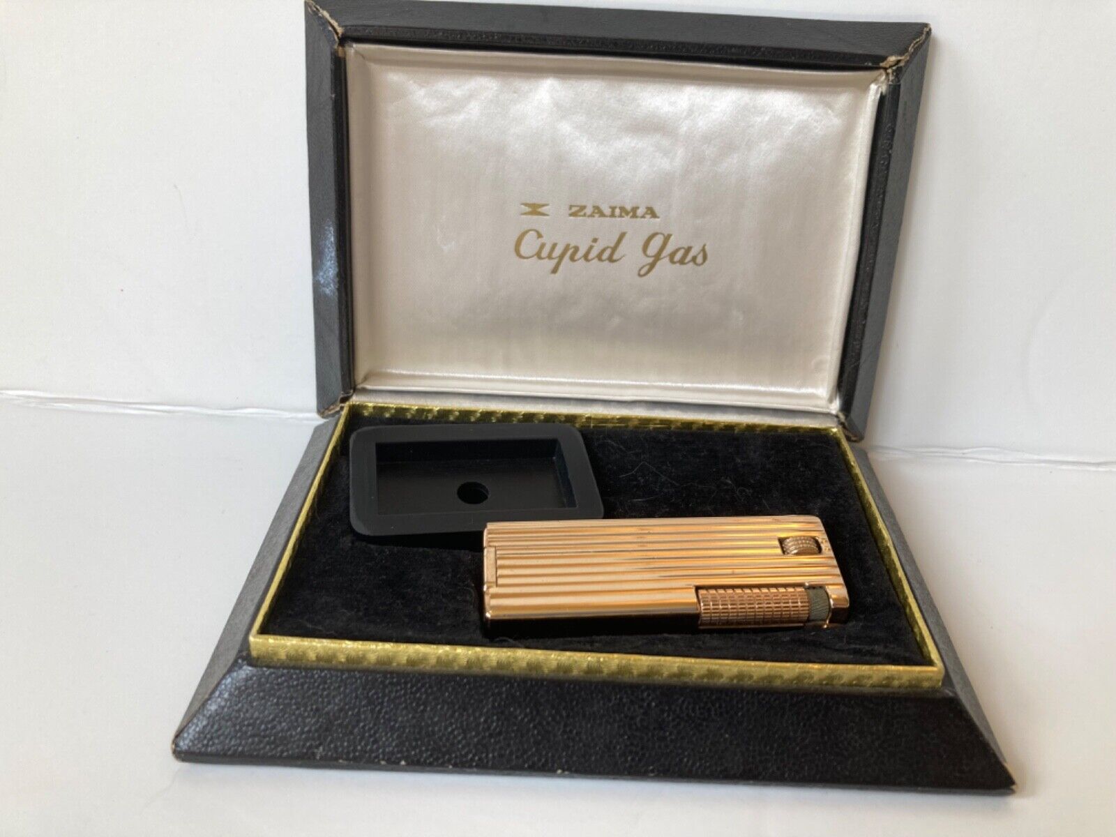  Vintage 1980s  Zaima Cupid Pocket/Table Lighter, Needs Routine Mainrenance