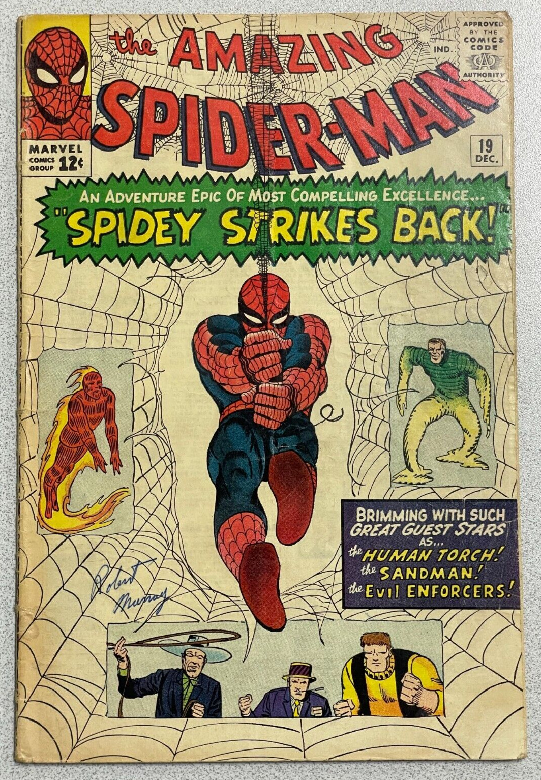 The Amazing Spider-Man #19 (Marvel Comics 1964)1st Appearance of McDonald Gargen