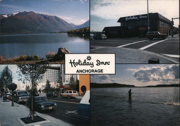 Holiday Inn Anchorage,AK Anchorage Municipality County Alaska Chrome Postcard