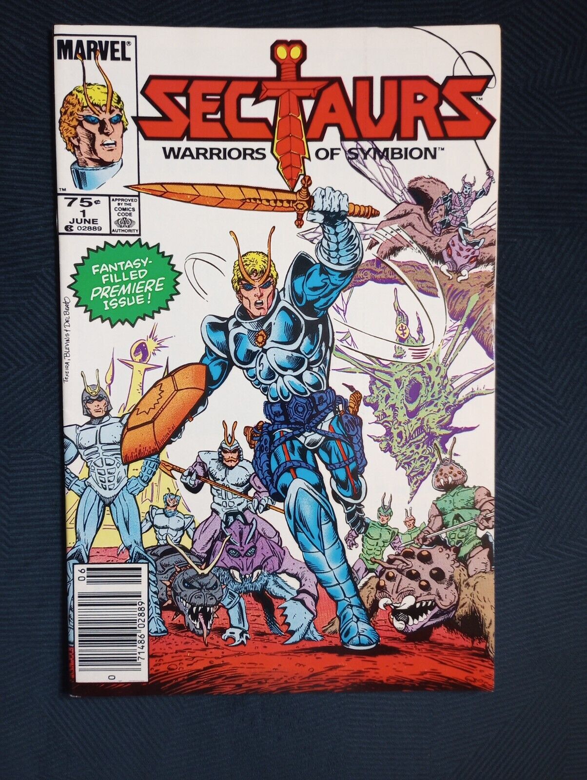 SECTAURS #1 (1985) NM Newsstand Variant