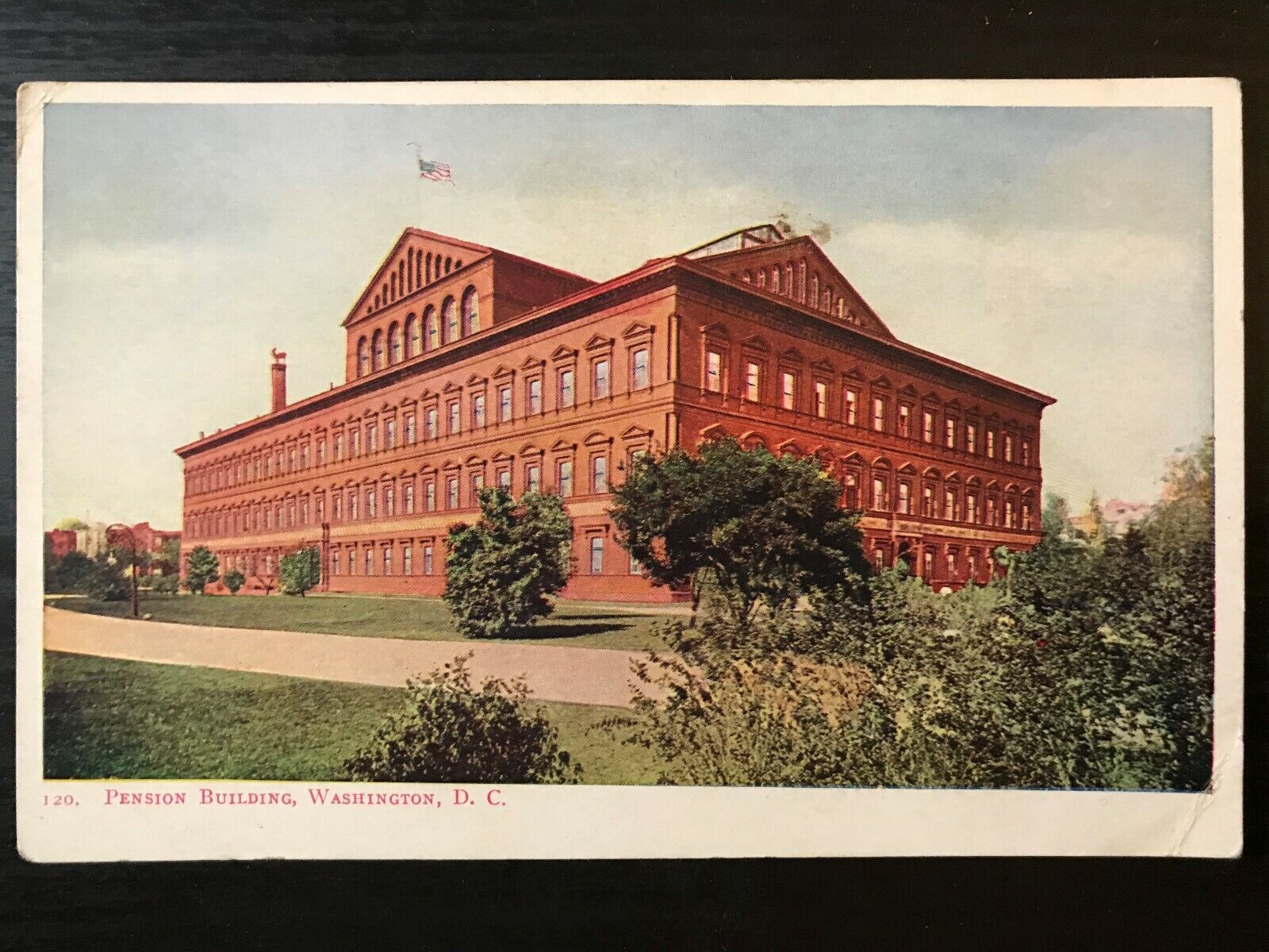 Vintage Postcard 1901-1907 Pension Building Washington, D.C.
