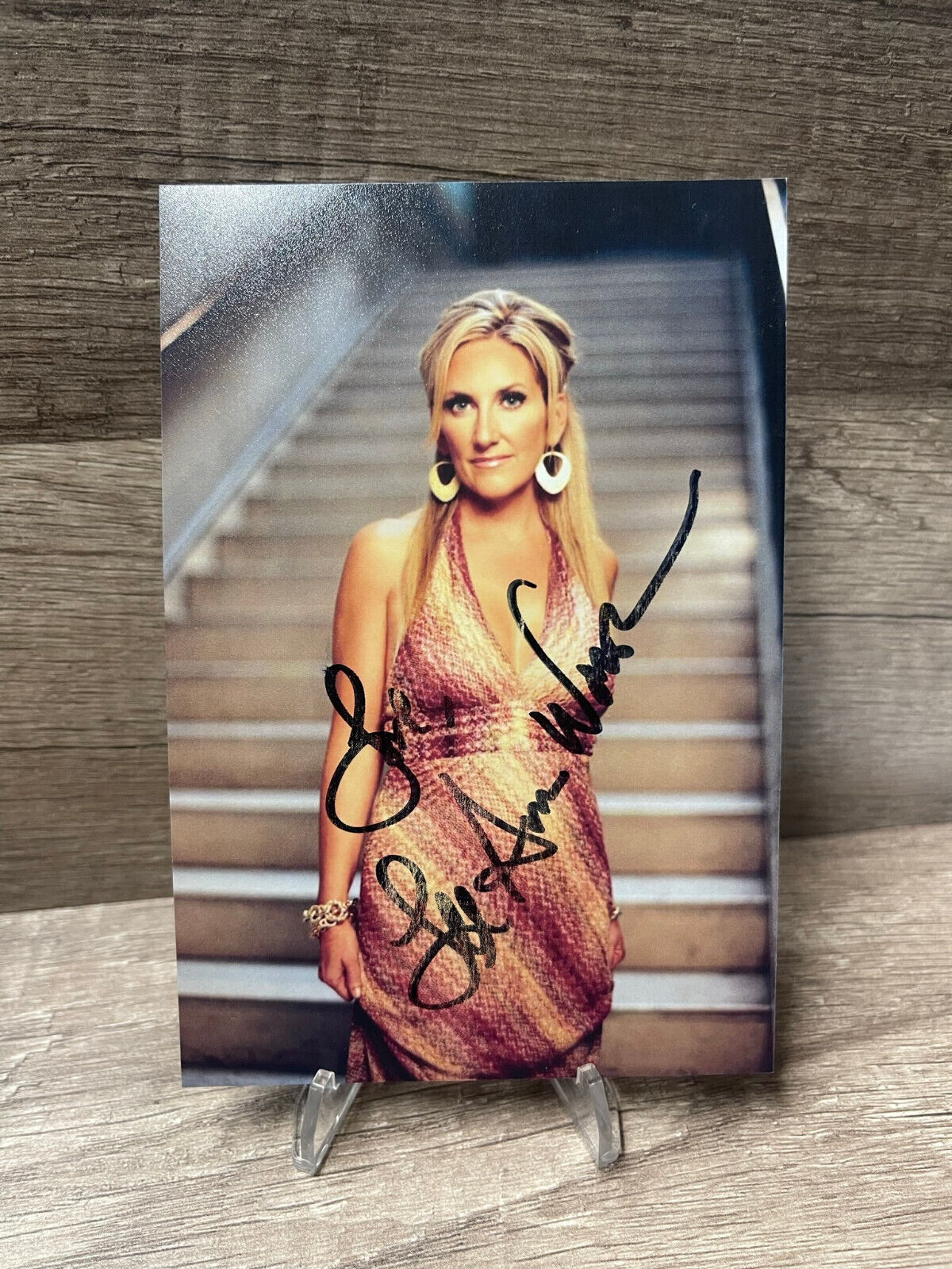 Lee Ann Womack Country Singer Hand Signed 4x6 Photo TC46-2299