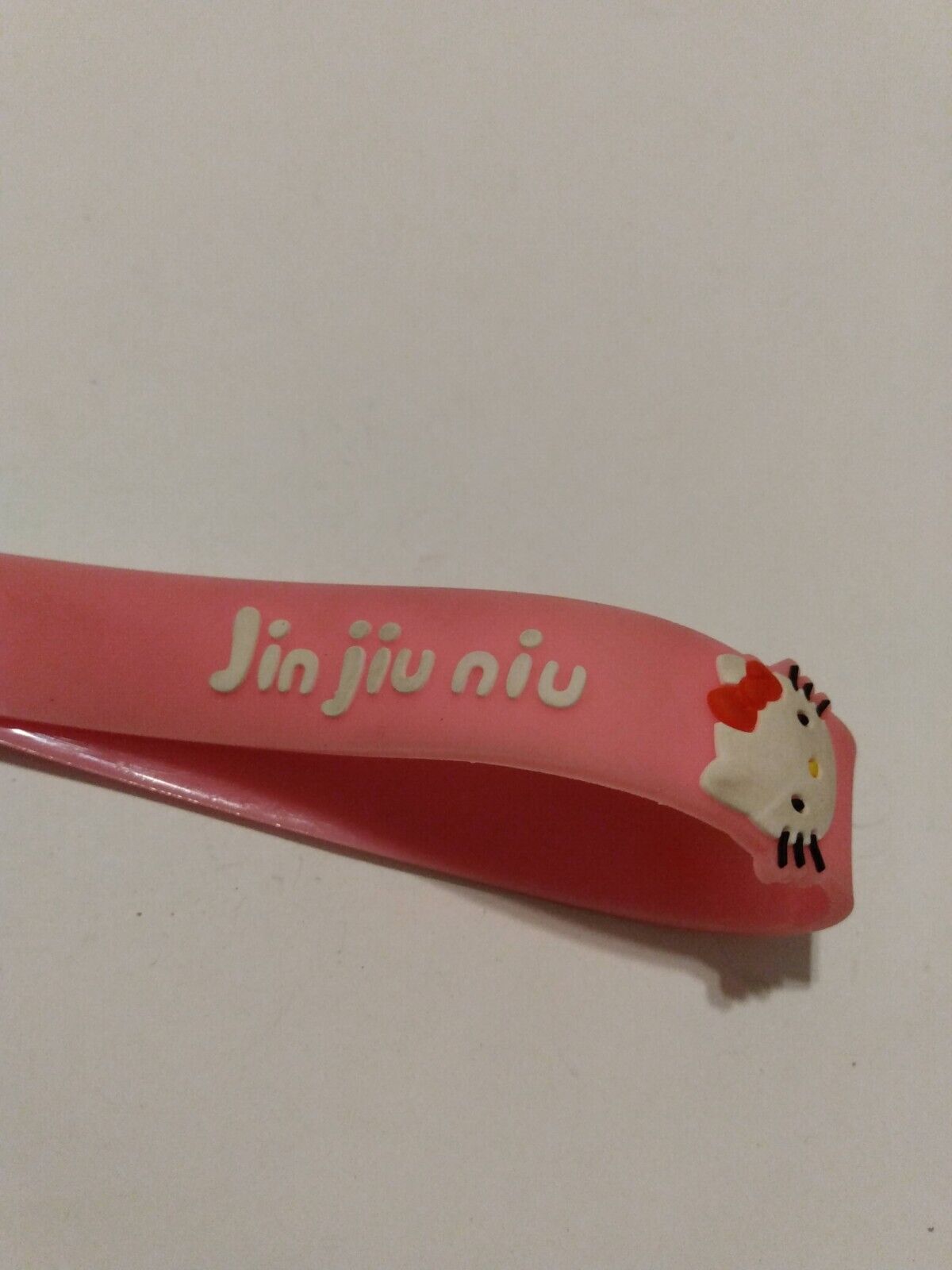 Hello Kitty Jin jiu niu Wristlet Strap Pink Keyring Accessory