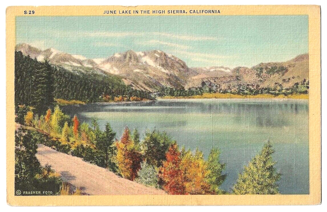 Mono County, California c1930\'s June Lake, High Sierra Mountains