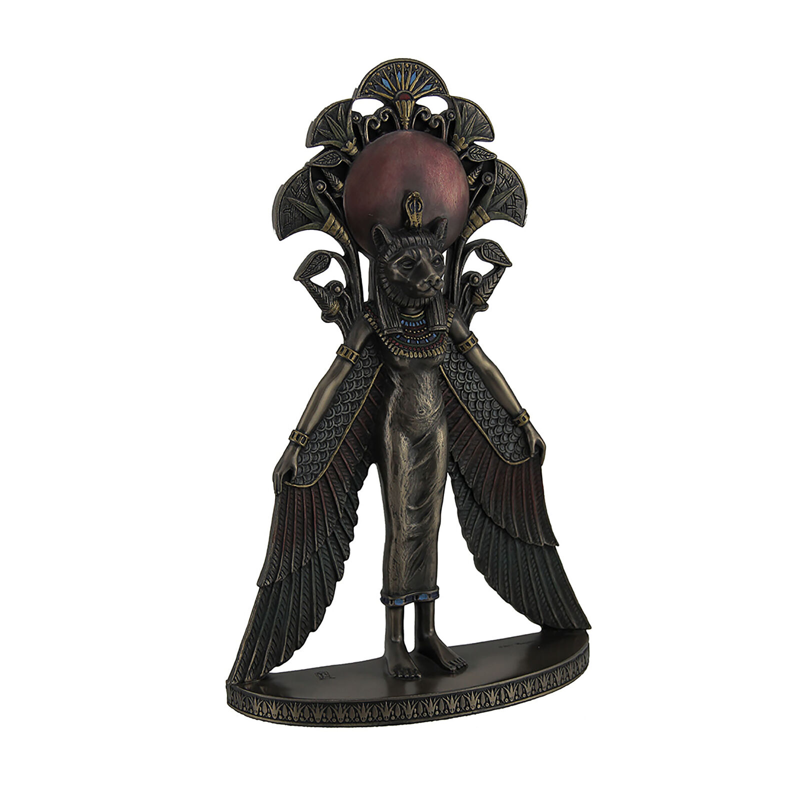 Sekhmet Winged Egyptian Warrior Goddess Wall Art Statue