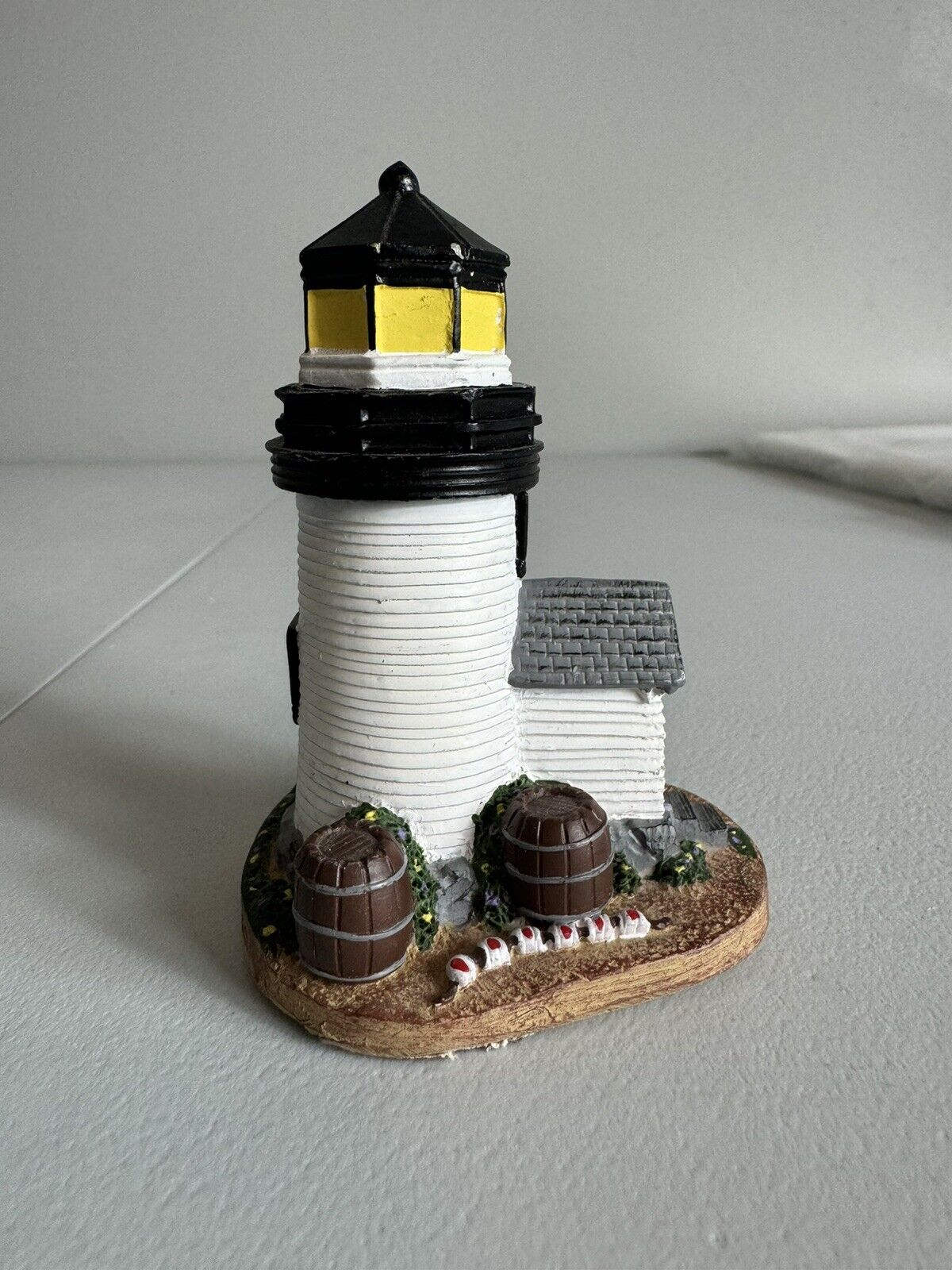 Vintage Resin Lighthouse Spoontique Figurine, Mystic, CT  Beautiful Condition