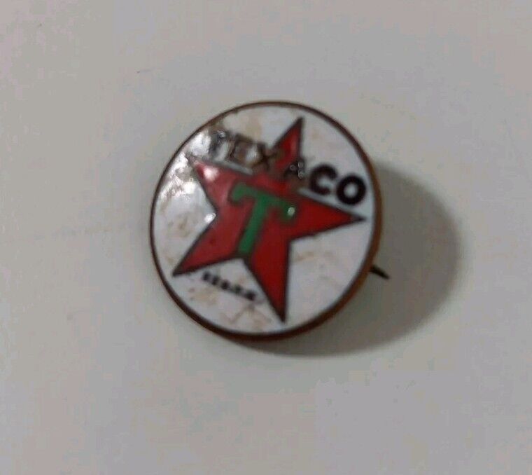 Vintage 1930s Texaco Pin Badge