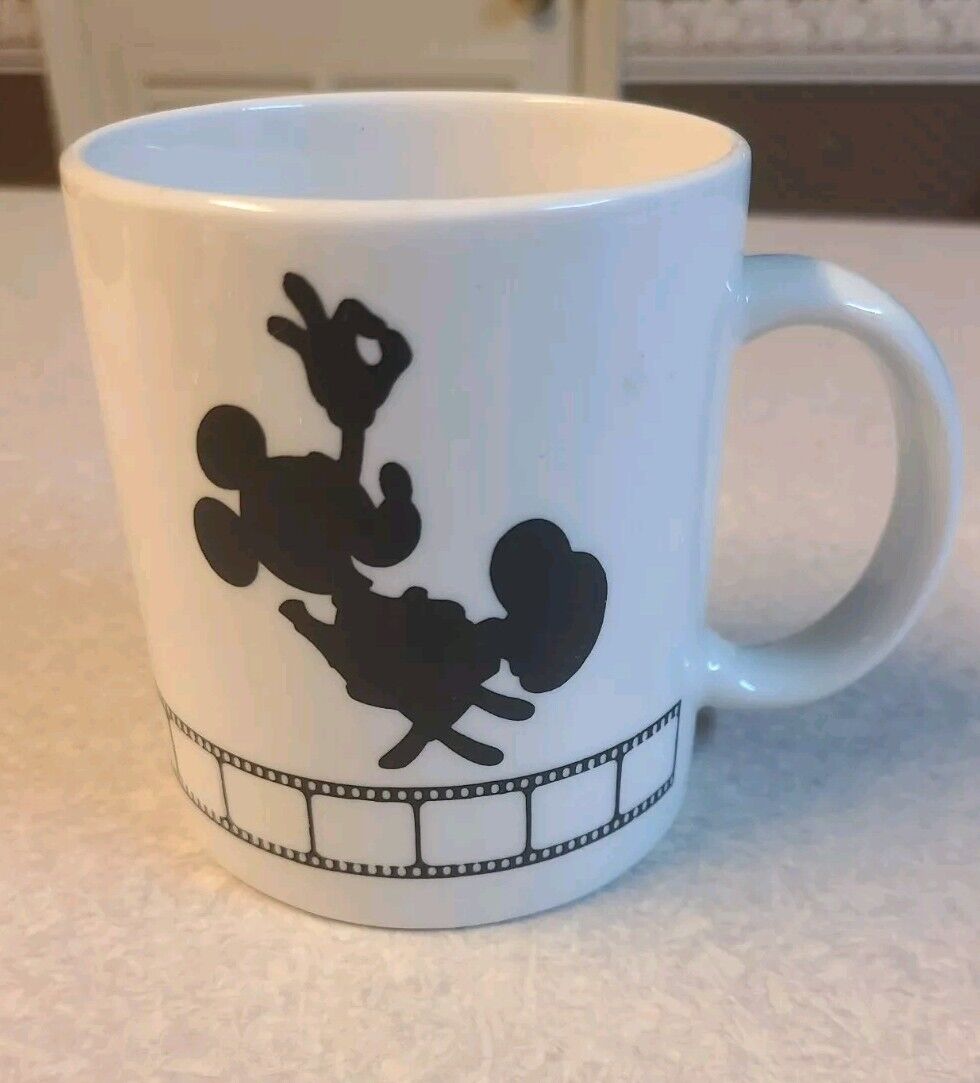 Vintage 1987 Disney MGM Studios Mickey Mouse Director Coffee Cup Mug Collectible