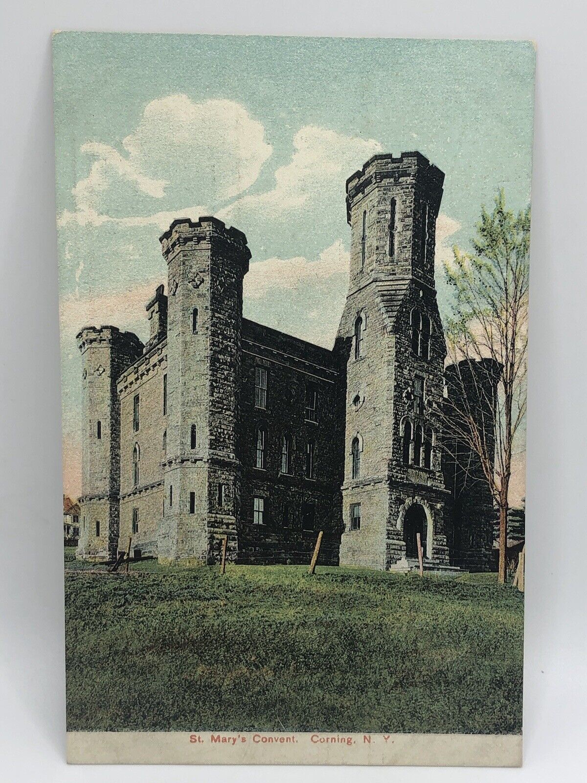 Postcard Corning New York St Marys Convent 1907