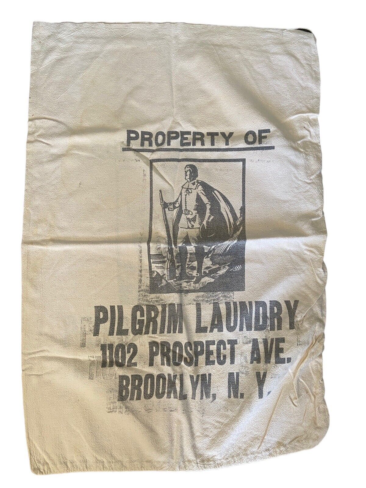 Pilgrim Laundry Brooklyn VTG Canvas Bag Bemis Printed 23