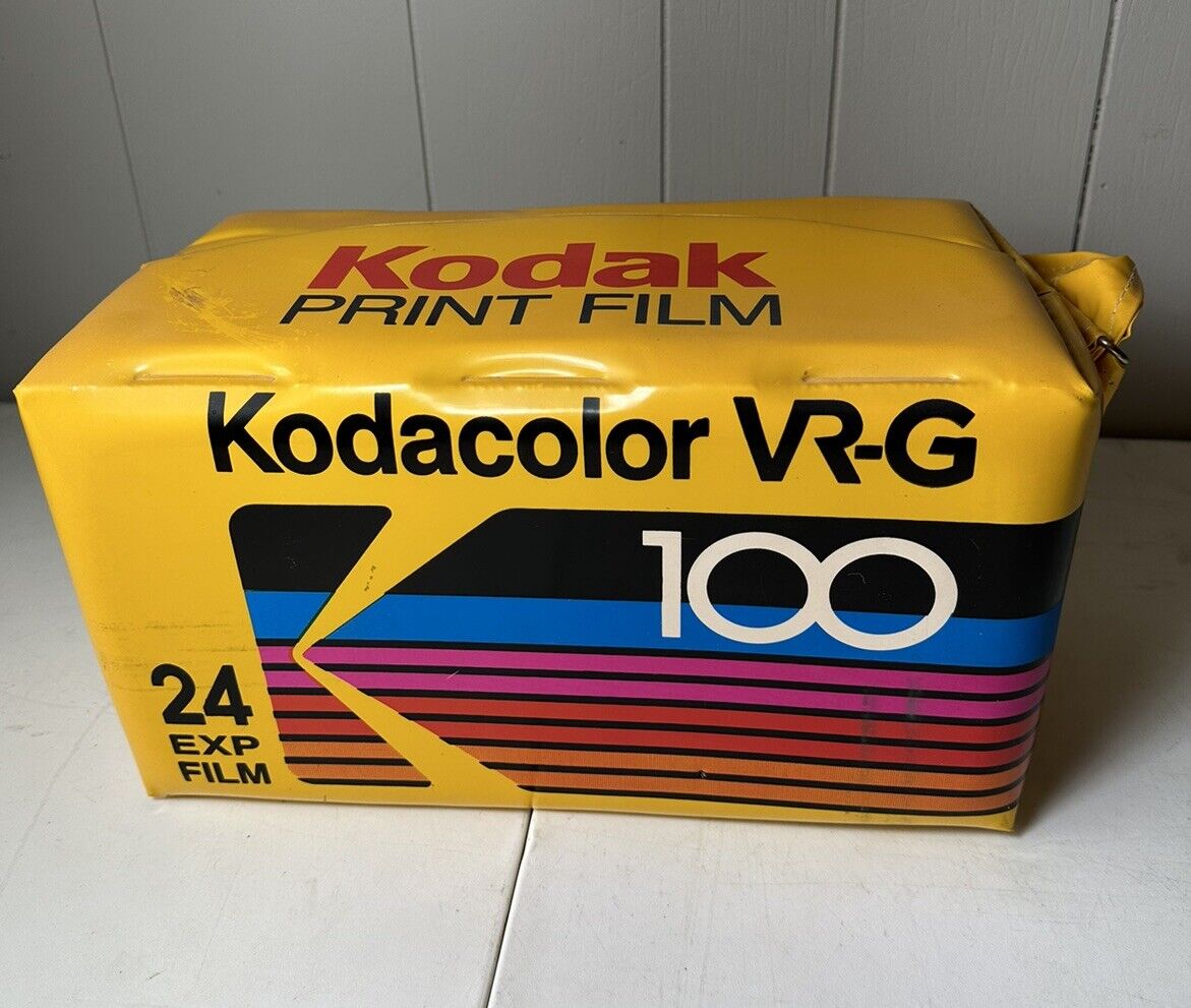 Kodak Print Film Kodacooler VR-G 100 24 Vintage Yellow Soft Cooler 