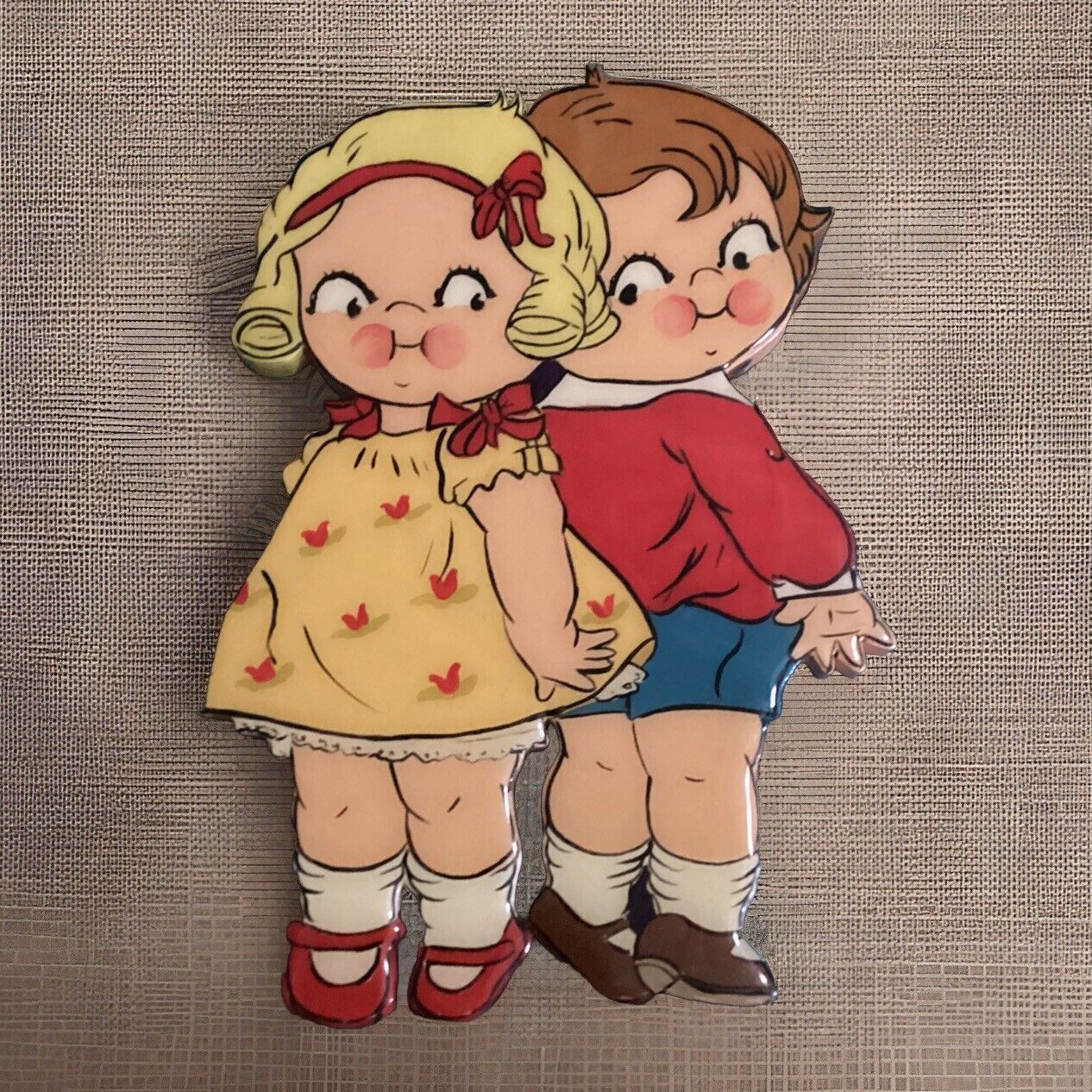 Campbell Soup Kids Painted Wood Cut Out Wall Art