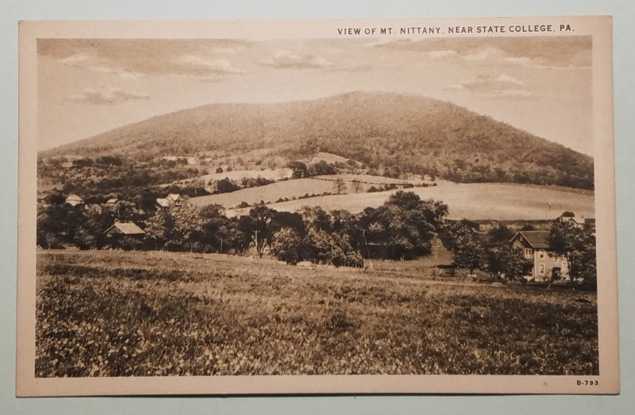 View of Mt. Nittany, Near State College, PA. Postcard
