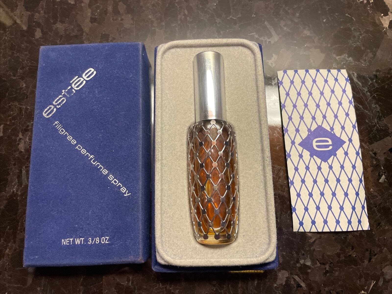 Vintage Estée Filigree Super Perfume Spray 3/8 oz Estee Lauder New Old Stock