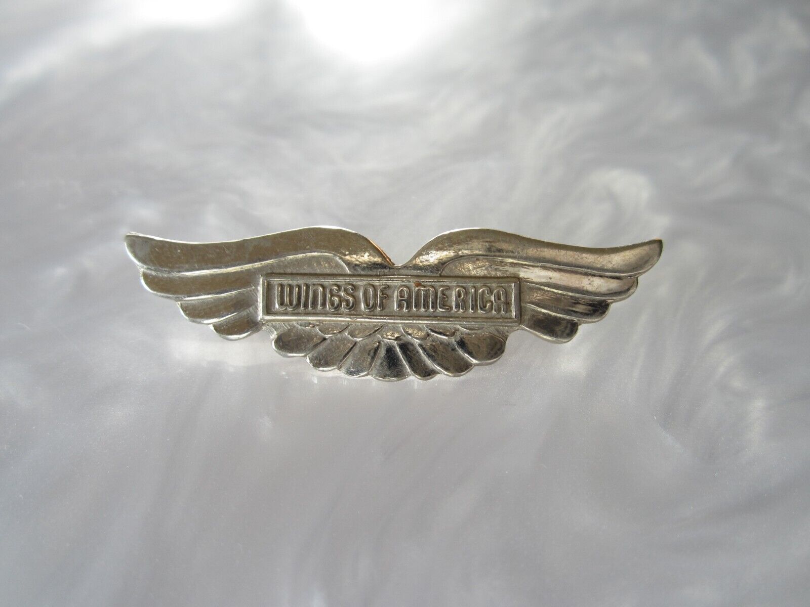 1940’S “WINGS OF AMERICA” PIN (ANOTHER IS IN THE SMITHSONIAN AIR & SPACE MUSEUM)