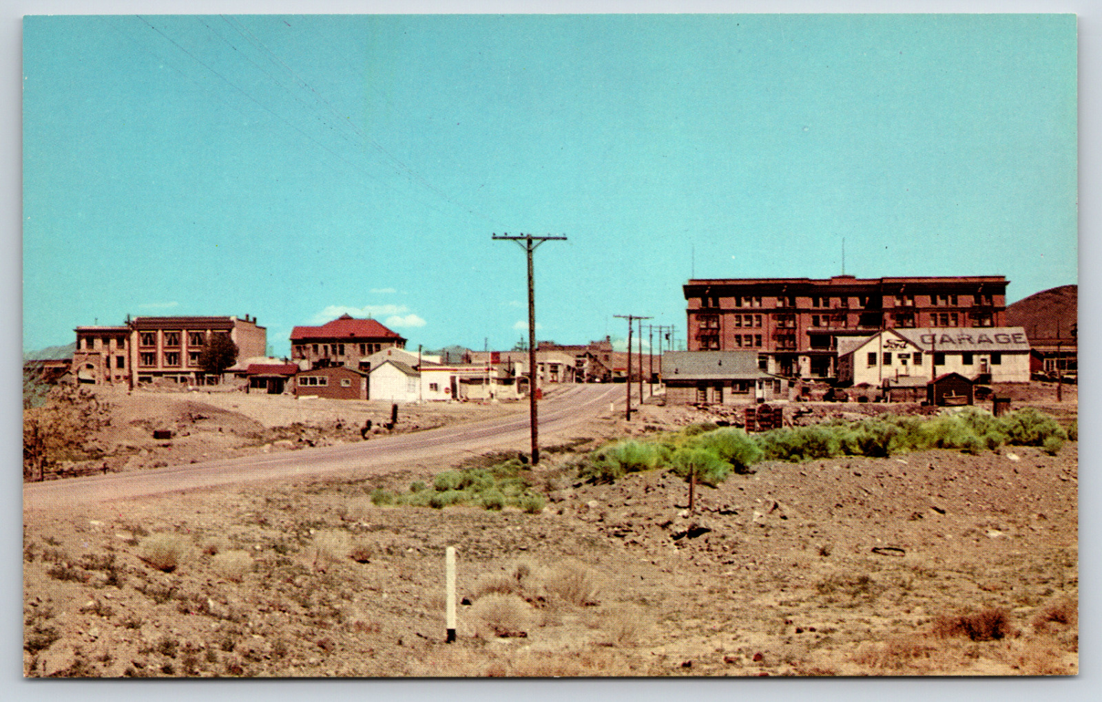 Postcard, Goldfield, Nevada, Unposted, Street View