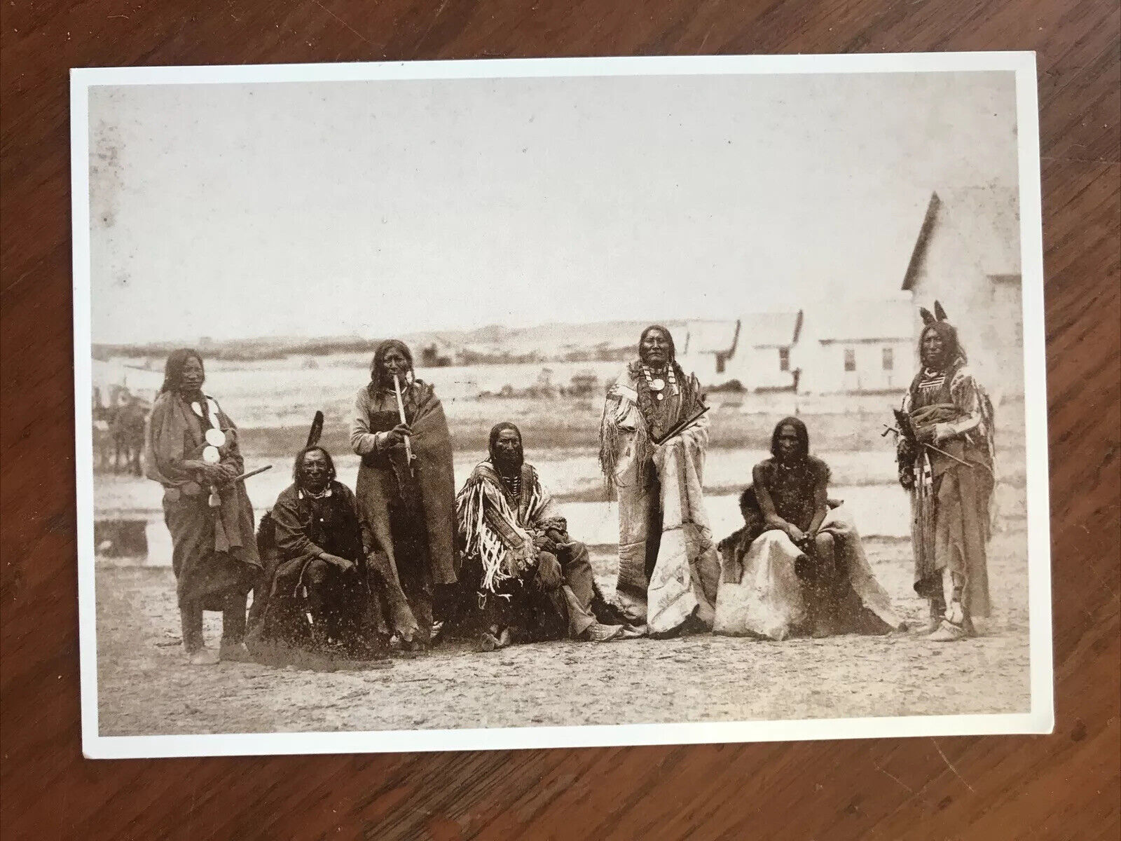 POSTCARD:  Treaty at Fort Laramie - Cheyenne & Sioux Chiefs Unused  2006 NEW