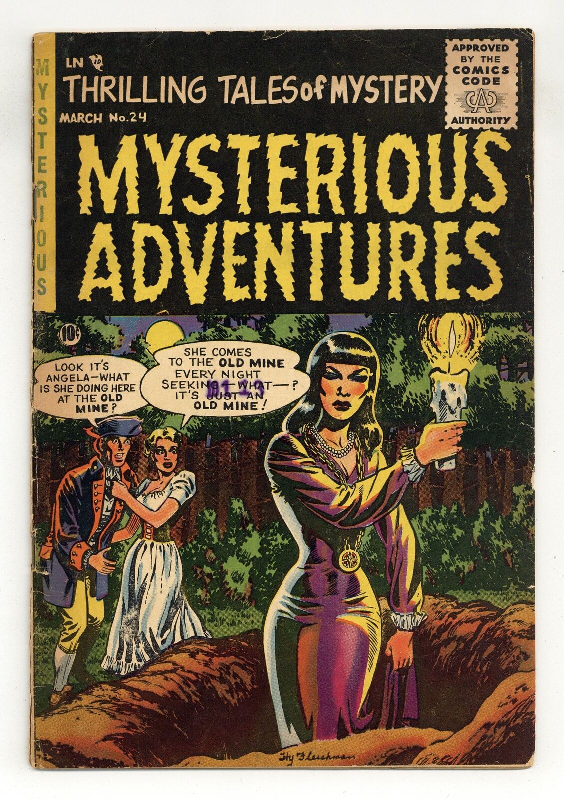 Mysterious Adventures #24 FR/GD 1.5 1955