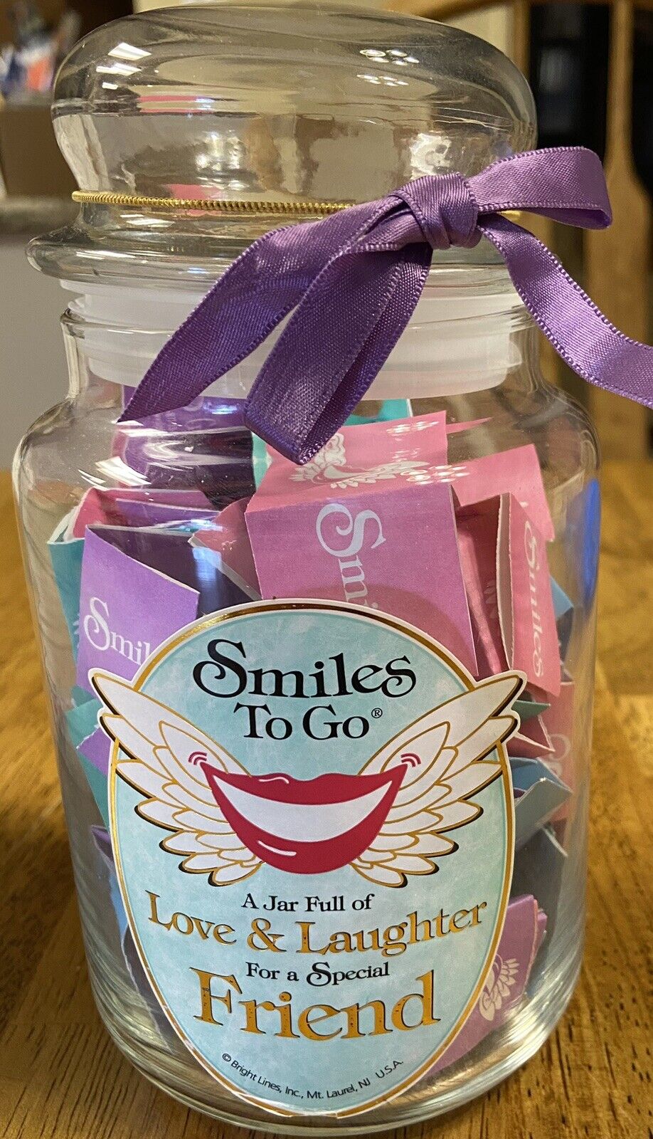 Smiles to go a jar full of love and laughter