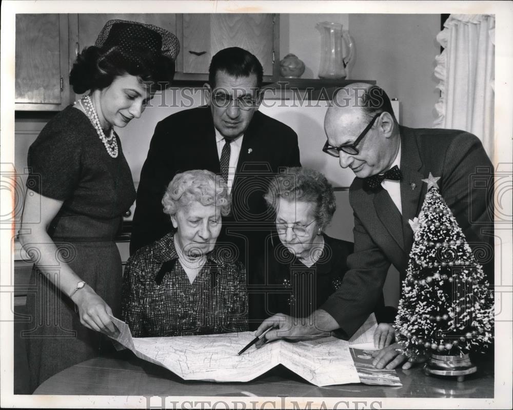 1961 Press Photo Dorcas Home, Schwartz, Scheibel, Polster, Lake, and Haywood