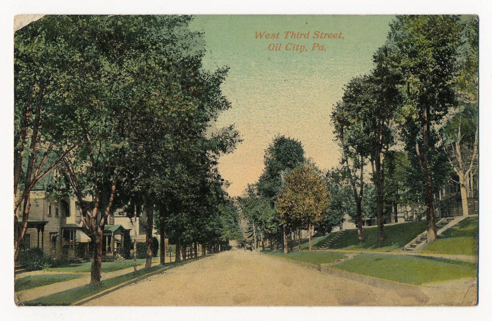 Residences on West Third Street, Oil City, Pennsylvania 1913