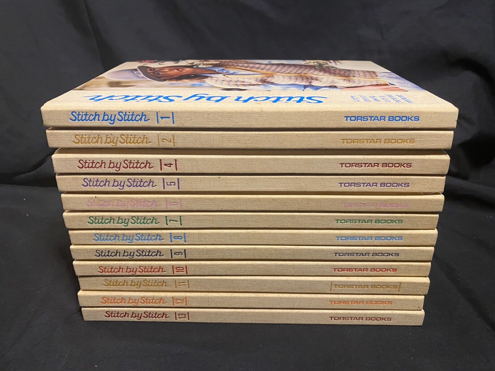 (12x) Vintage Stitch by Stitch Books Volumes 1-13 NO Volume #3 Hardcover Books