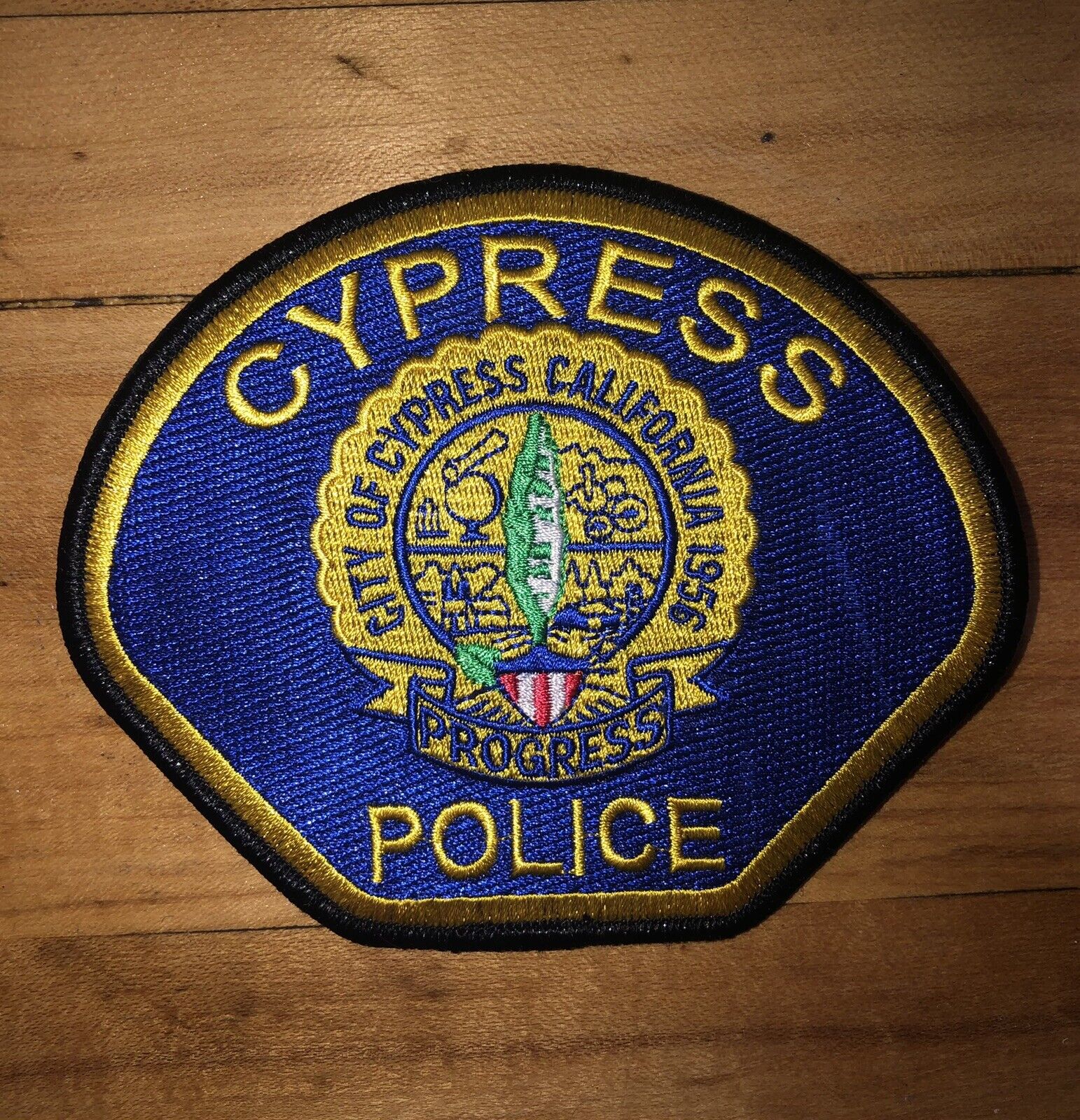 Cypress California Police Department Patch