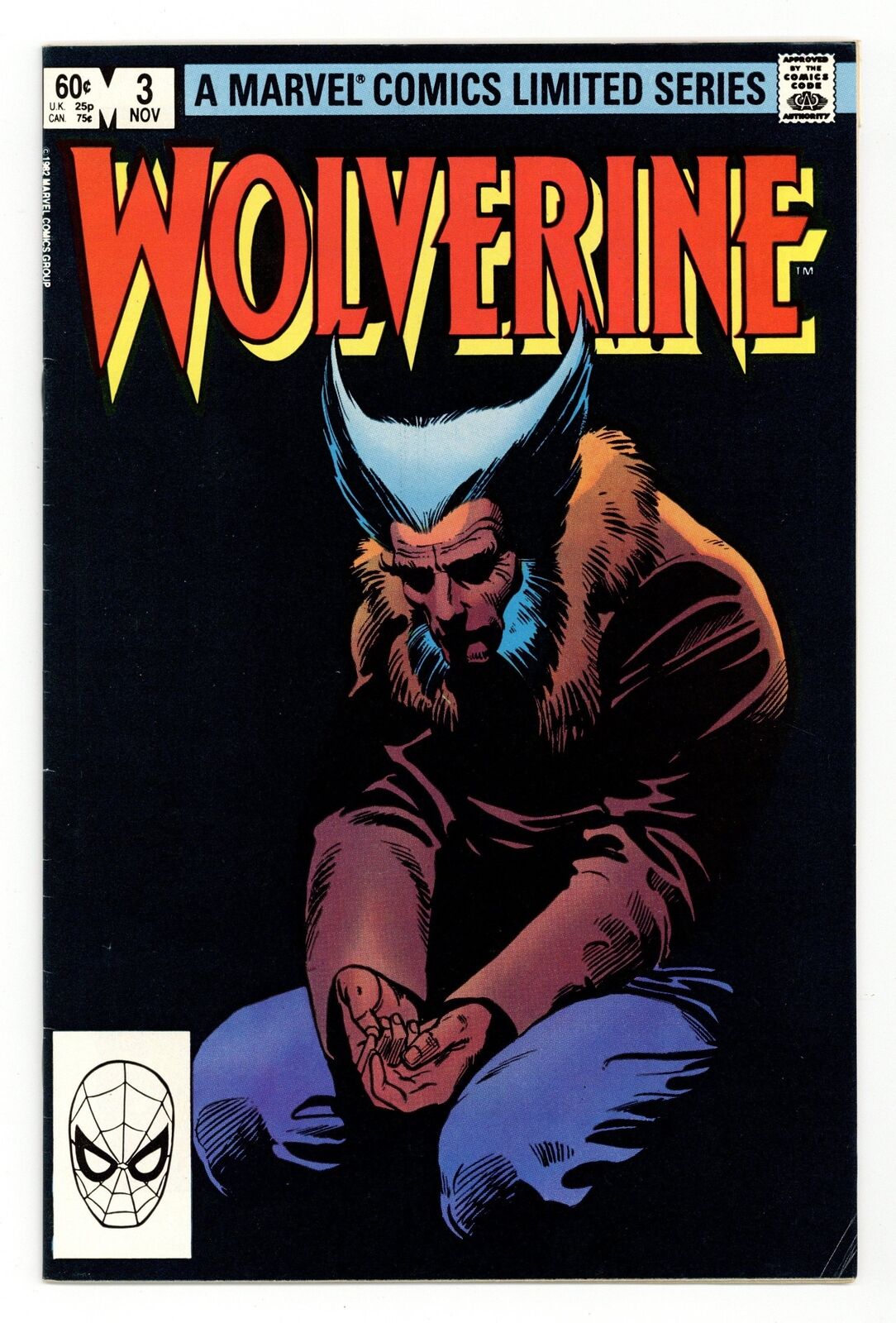 Wolverine #3D FN- 5.5 1982