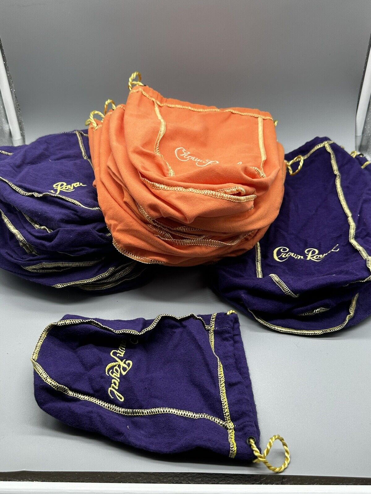 Crown Royal Bulk Lot of 28 Drawstring Bags 25- 9\