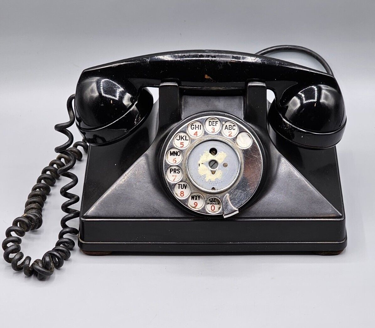 VINTAGE Northern Electric Canada Telephone Black Bakelite Rotary Dial