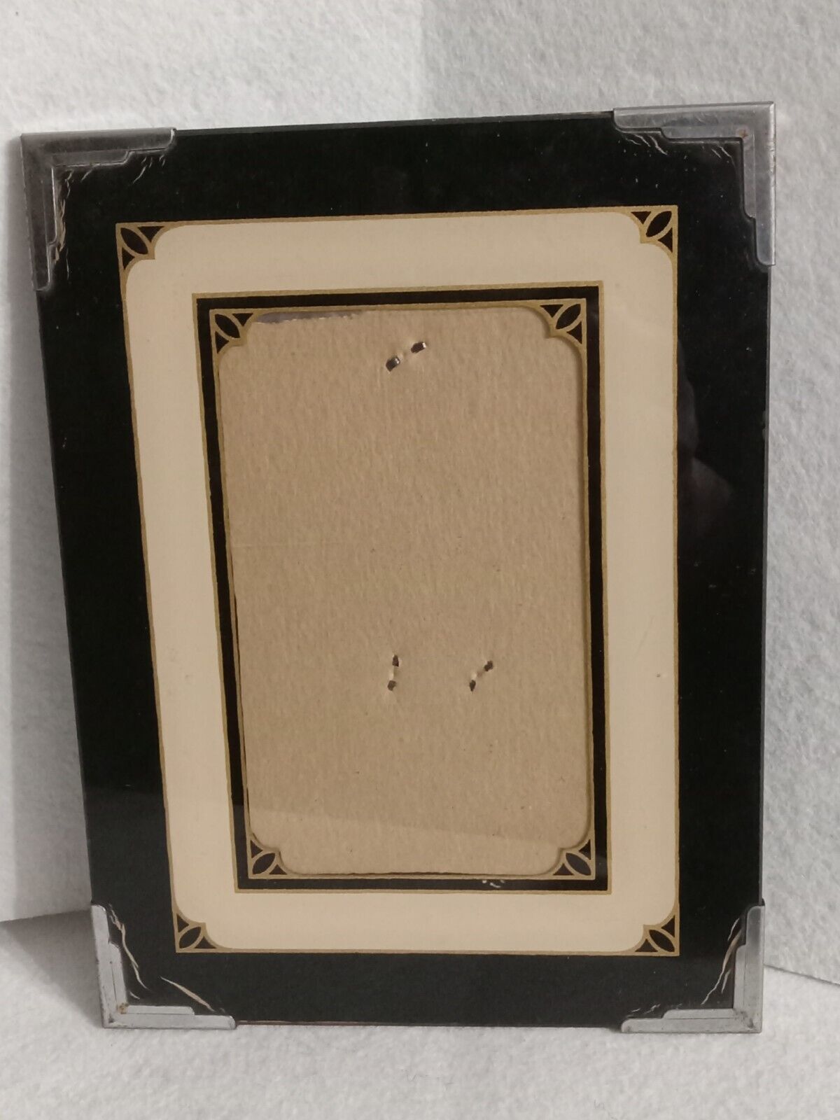 Art Deco Reverse Painted Glass Picture Frame 8 X 6