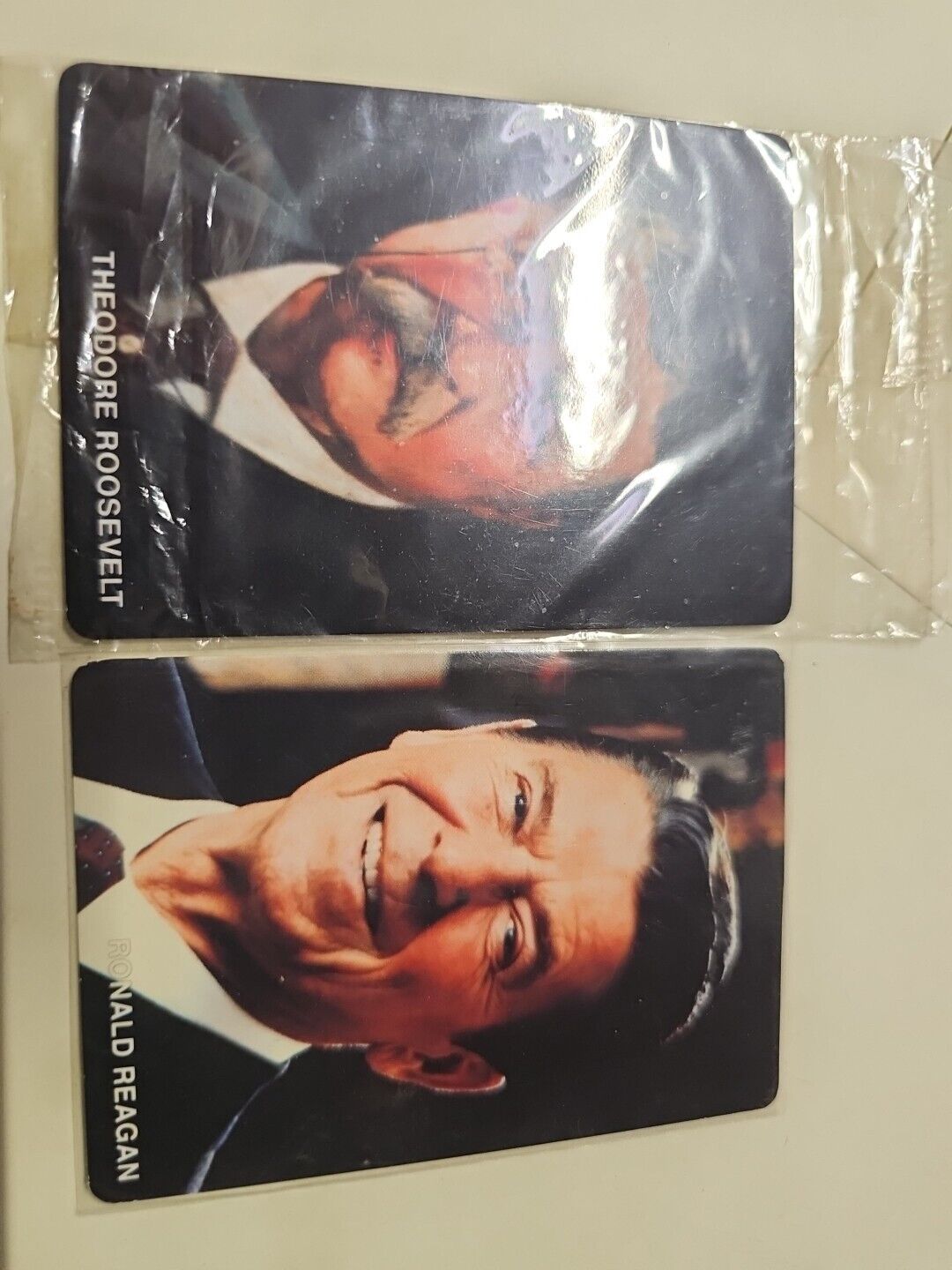  Mother\'s Cookies United States Presidents Set Cards Roosevelt & Reagan