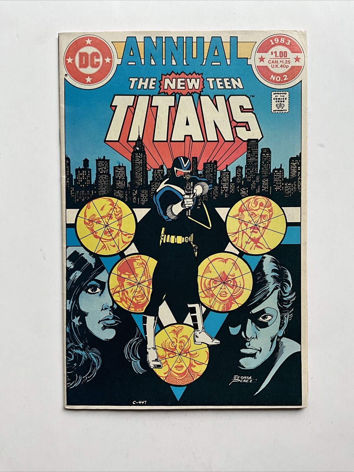 New Teen Titans Annual #2 (1983) 8.0 VF DC Key Issue Comic Book 1st Vigilante