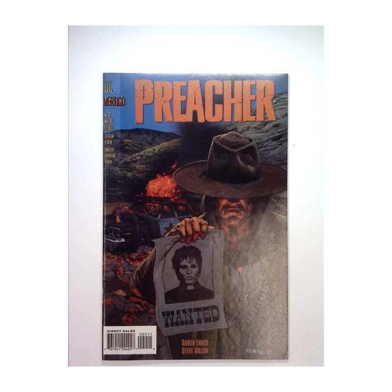 Preacher #2 in Near Mint minus condition. DC comics [t*