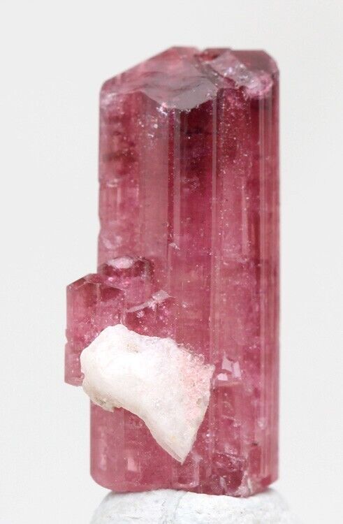 PINK TOURMALINE RUBELLITE Terminated Crystal Cluster Mineral Specimen RUSSIA