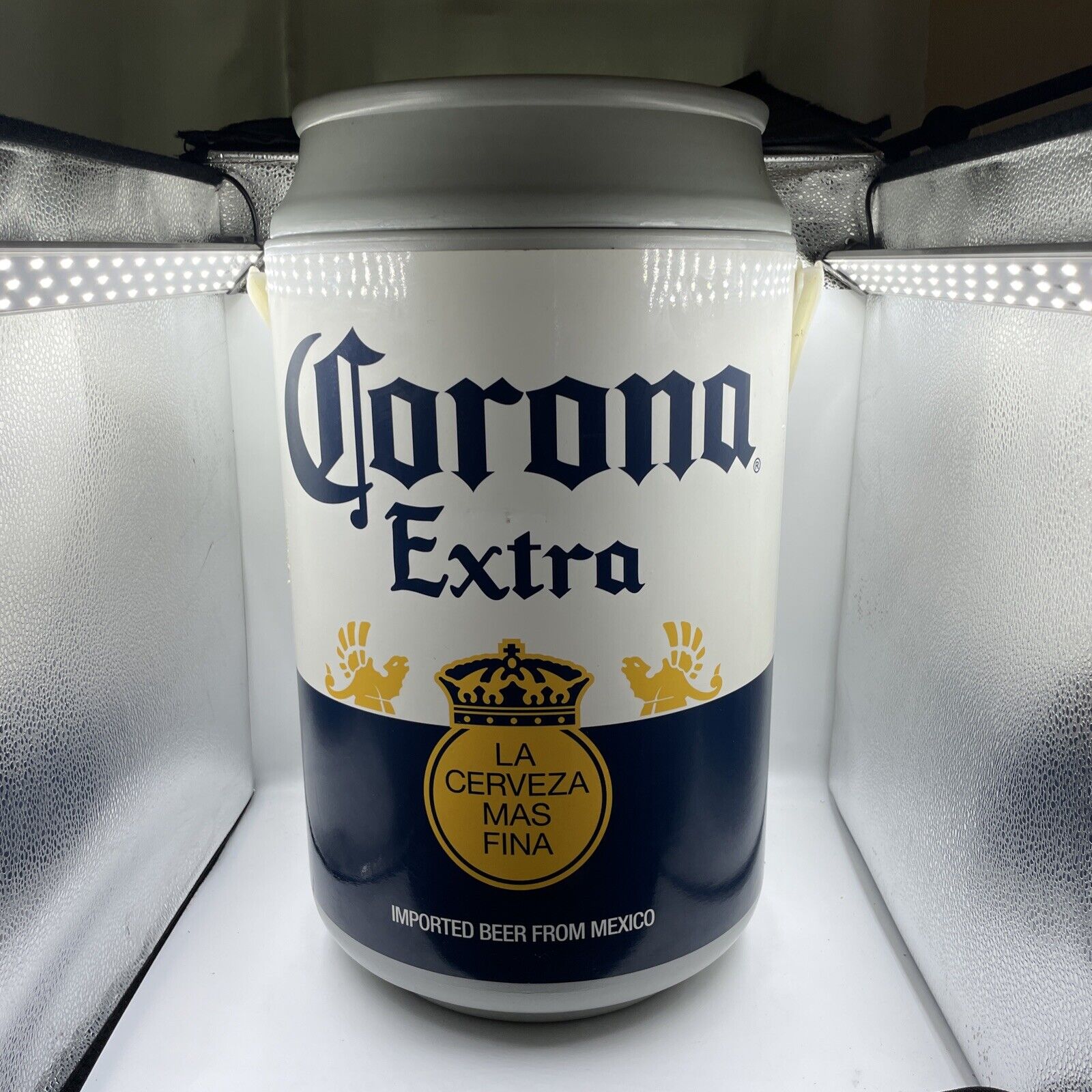 Vintage Giant CORONA EXTRA Beer Can Drink COOLER~21”x12”-5 Gallon-18L