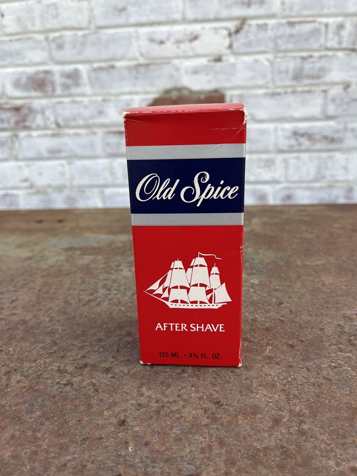 Vintage 1980 Old Spice After Shave Shulton Star Top 4.25 Oz Full Read