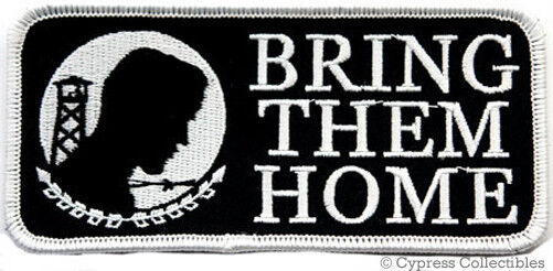 POW-MIA PATCH MILITARY EMBROIDERED Bring Them Home EMBROIDERED IRON-ON vietnam