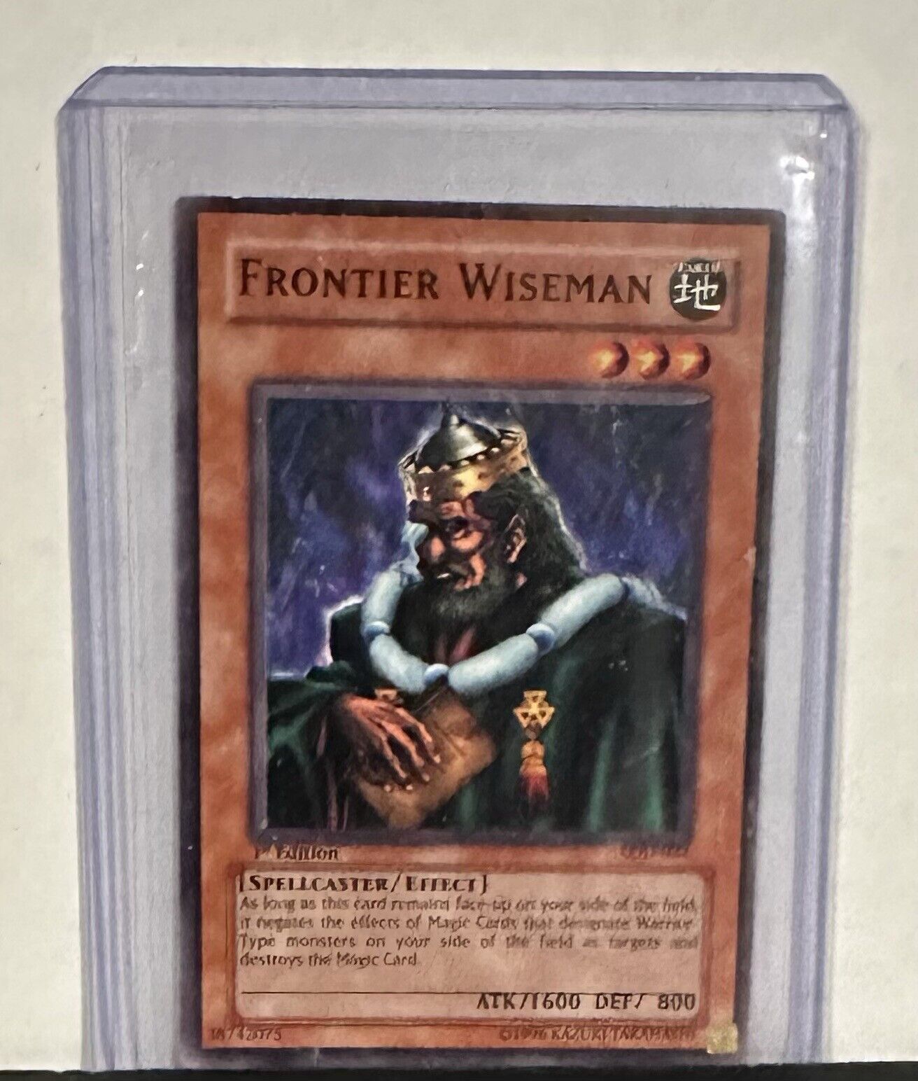Ty-GI-Oh  Playing Card - 1996  Frontier  Wiseman