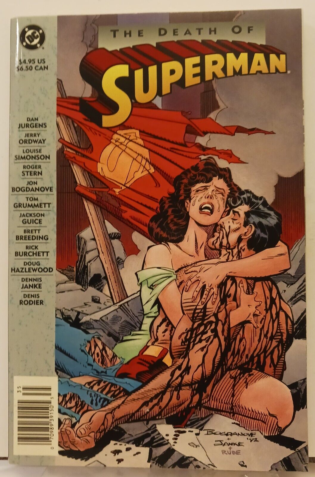 The Death of Superman TPB (1993 DC Comics) - Newsstand Variant (NM)