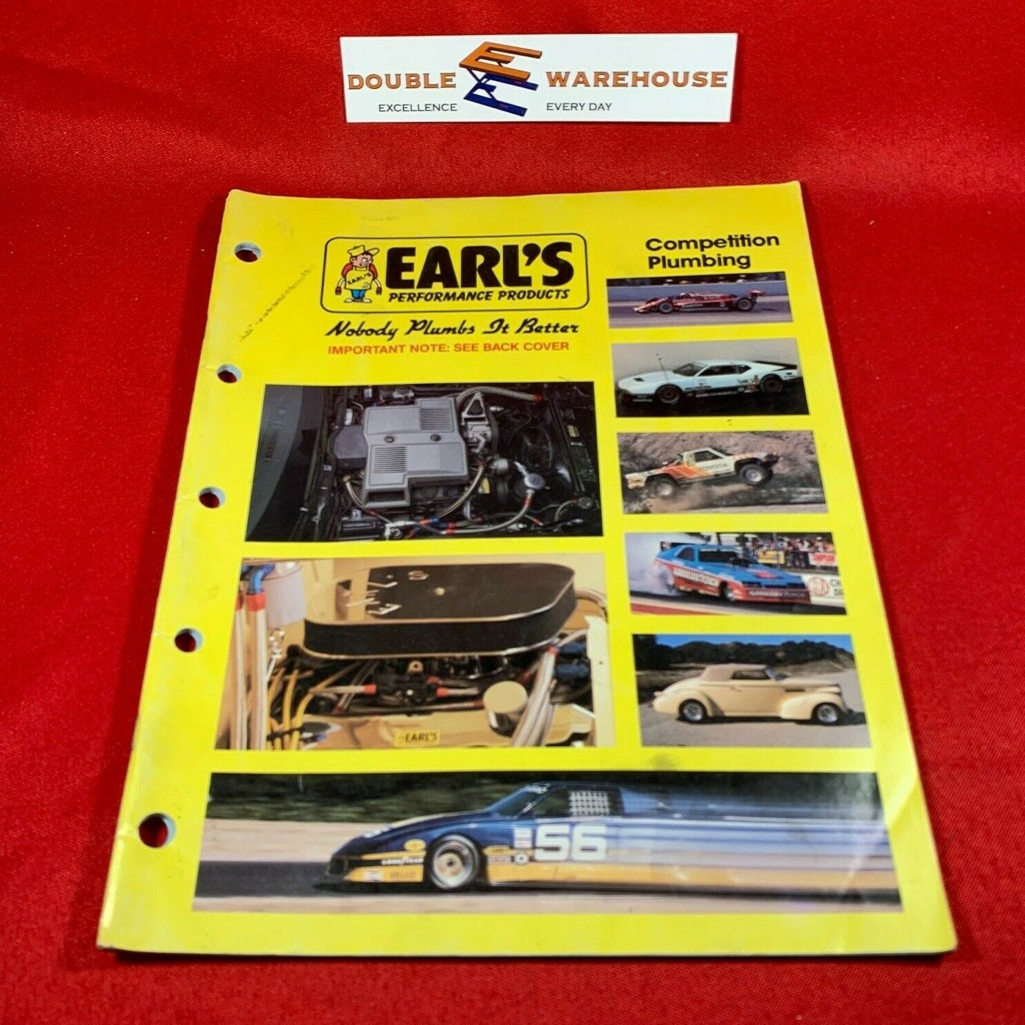 Vintage 1986 Earl\'s Performance Products Catalog, Competition Plumbing