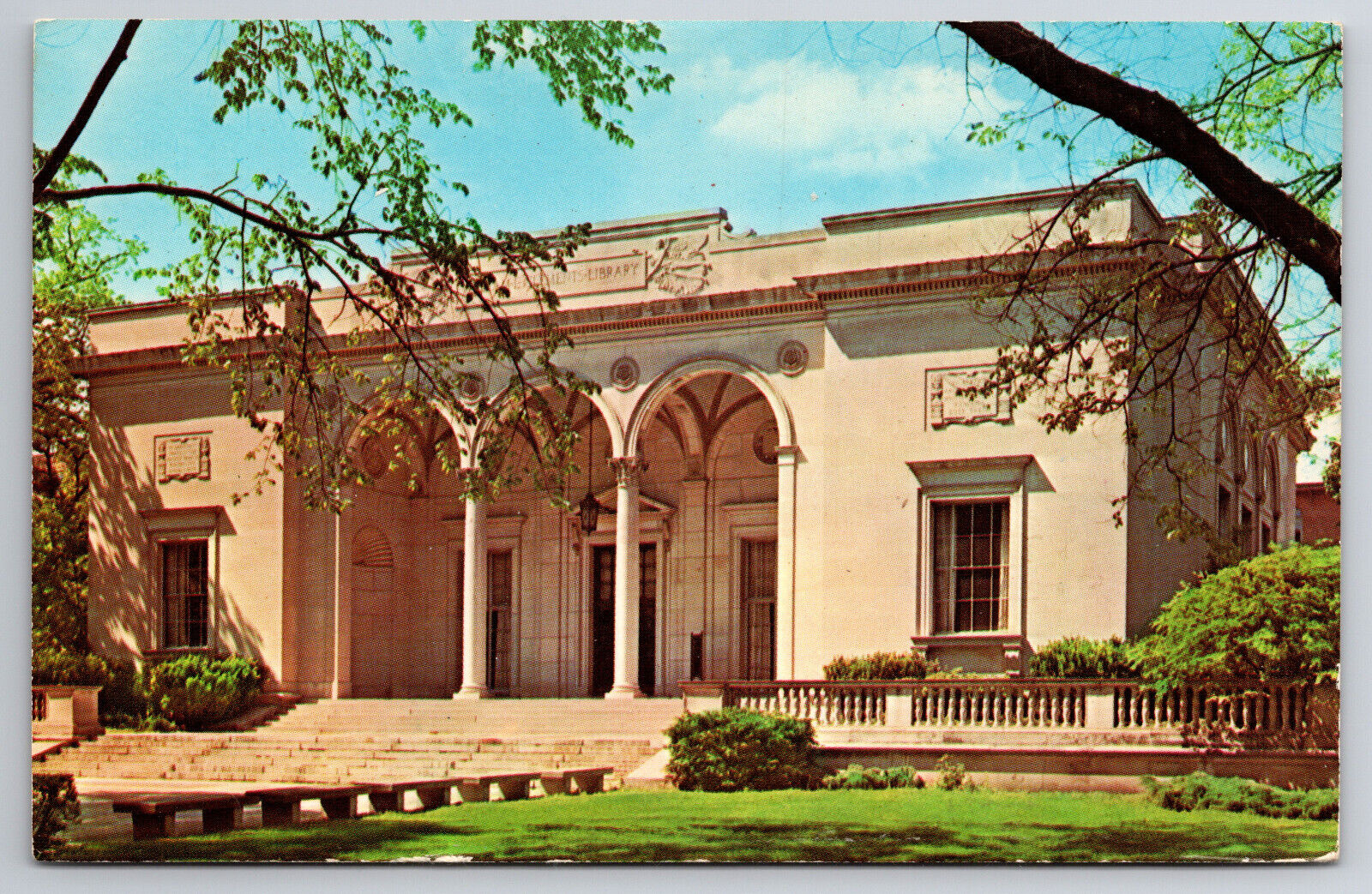 Vintage Postcard William L Clements Library, University of Michigan, Ann Arbor