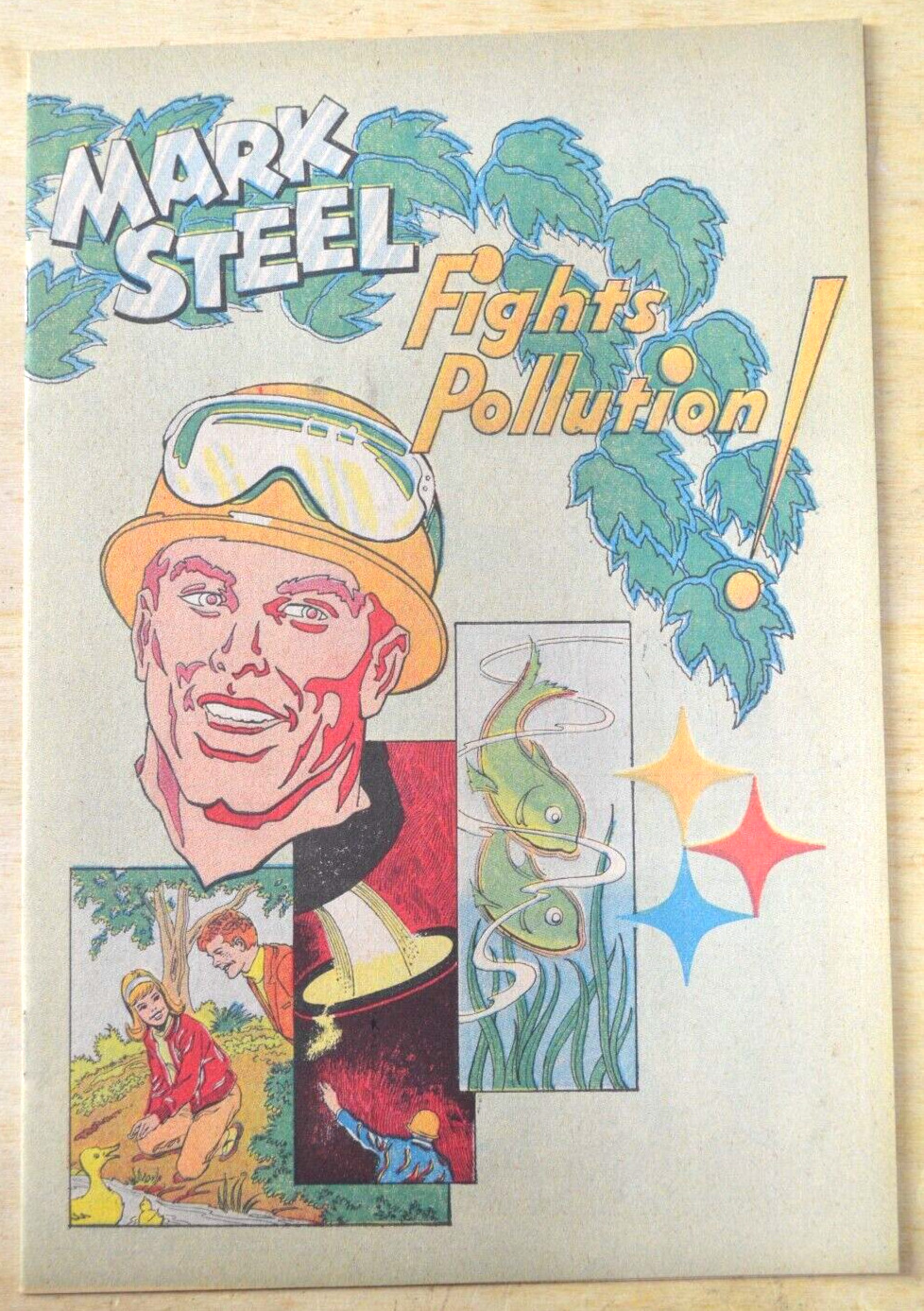 Vintage Comic Mark Steel Fights Pollution Neal Adams Art 1972 Excellent