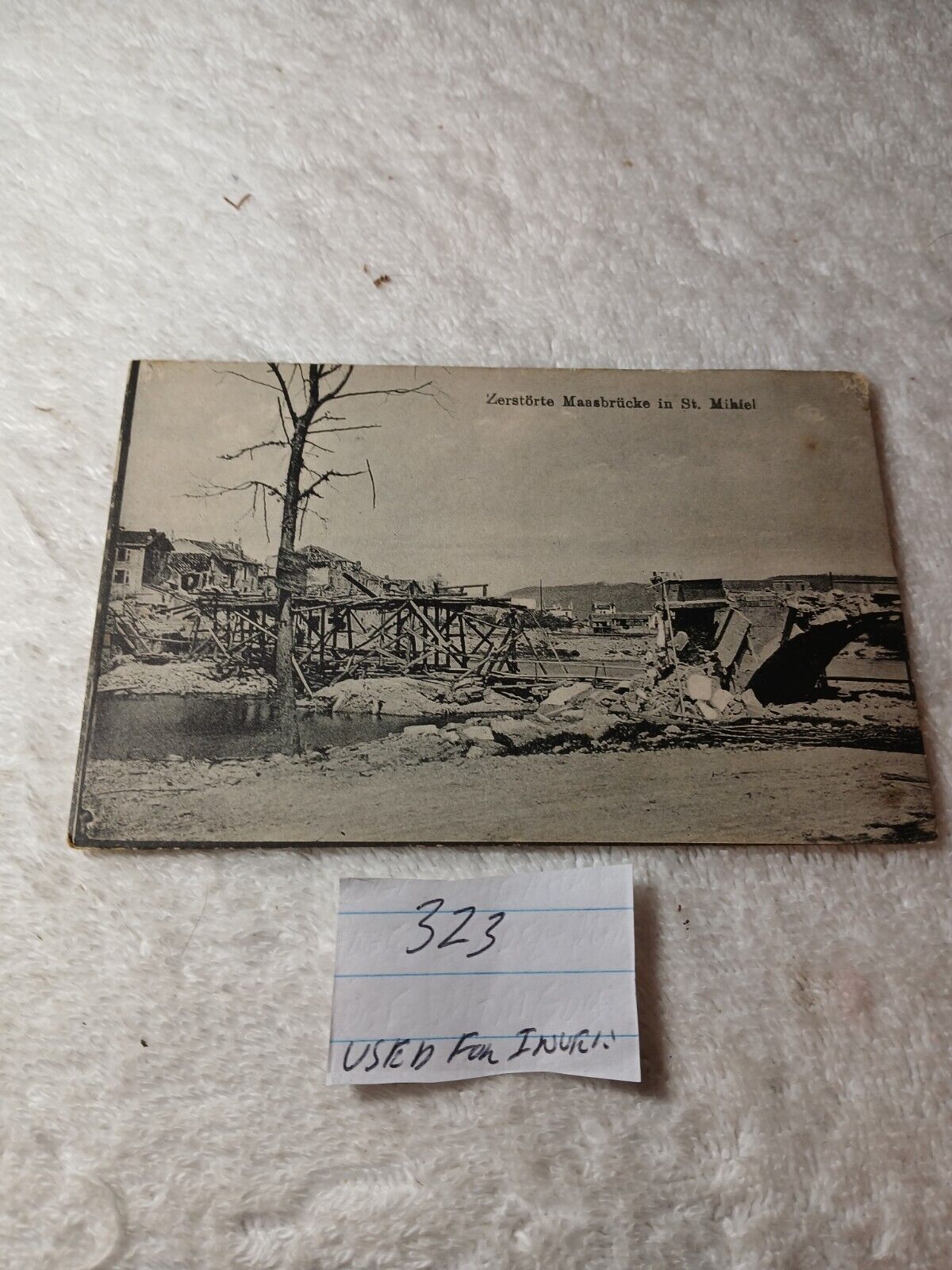 old postcards to sell.Looks Like Bridge Destroyed  