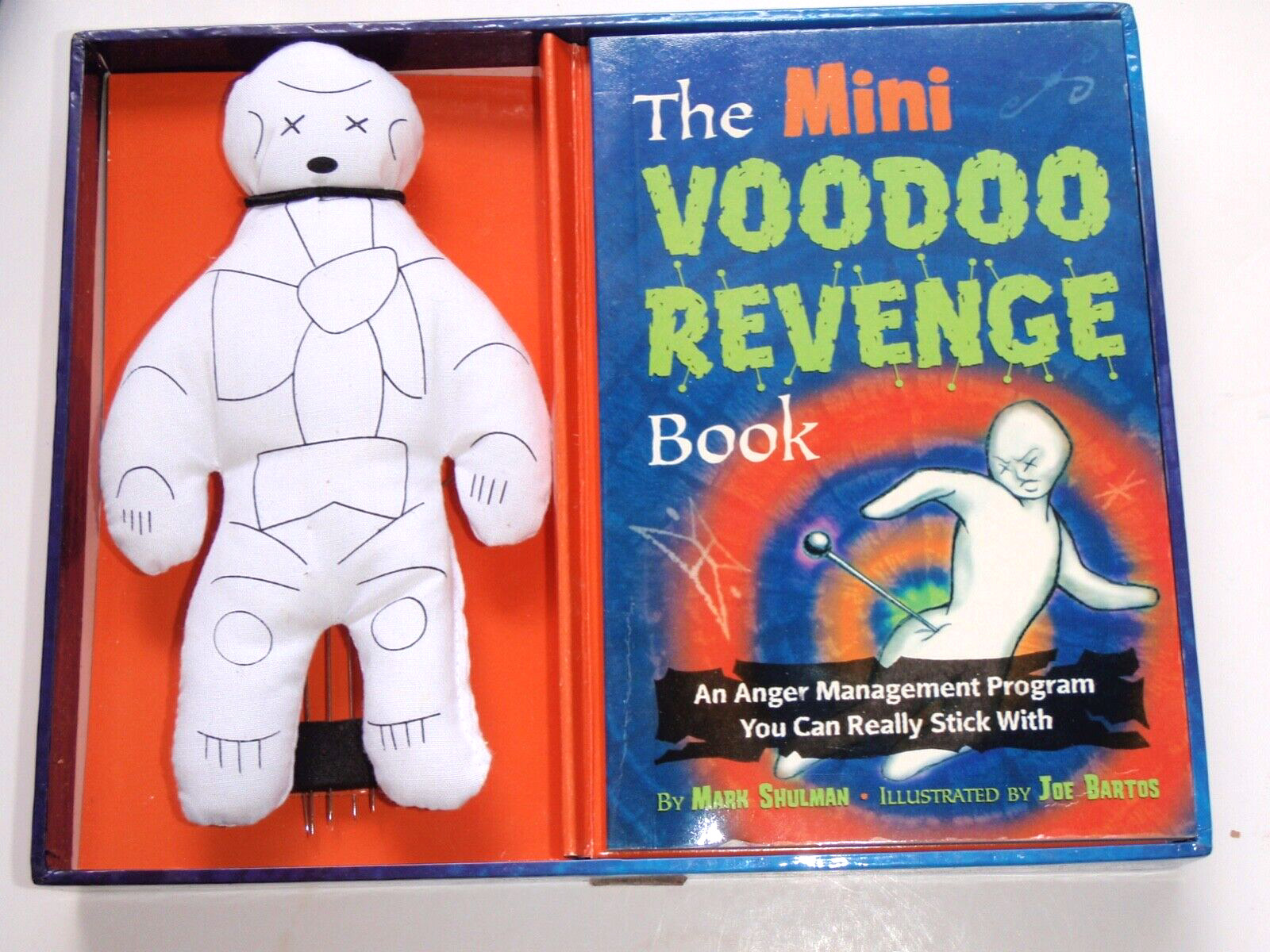 The mini Voodoo Book & Revenge Kit by Mark Shulman Book Doll Pins Gag Gift