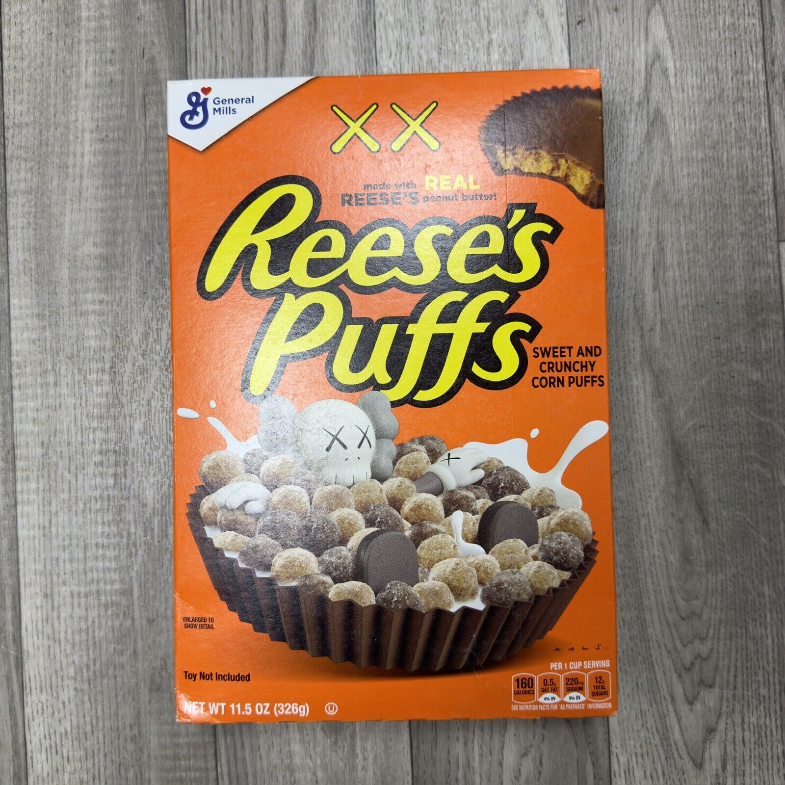 Limited Edition Kaws Reeses Puffs Cereal Rare Collectors Edition Sold Out Stores